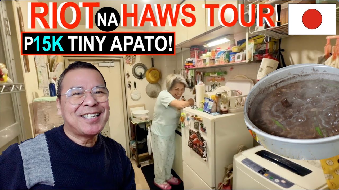 Ang MALIIT na ₱15K APARTMENT ni MARE!😄🇯🇵 RIOT sa SAYA na HAWS TOUR at ang MAINIT na DINUGUAN!