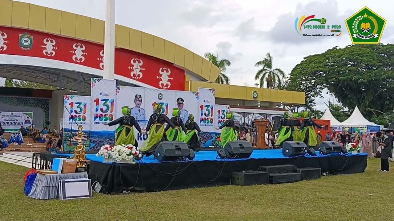 Tari Kreasi Ahlan Wa Sahlan Ya Ramadhan di HUT Kota Poso Ke 131
