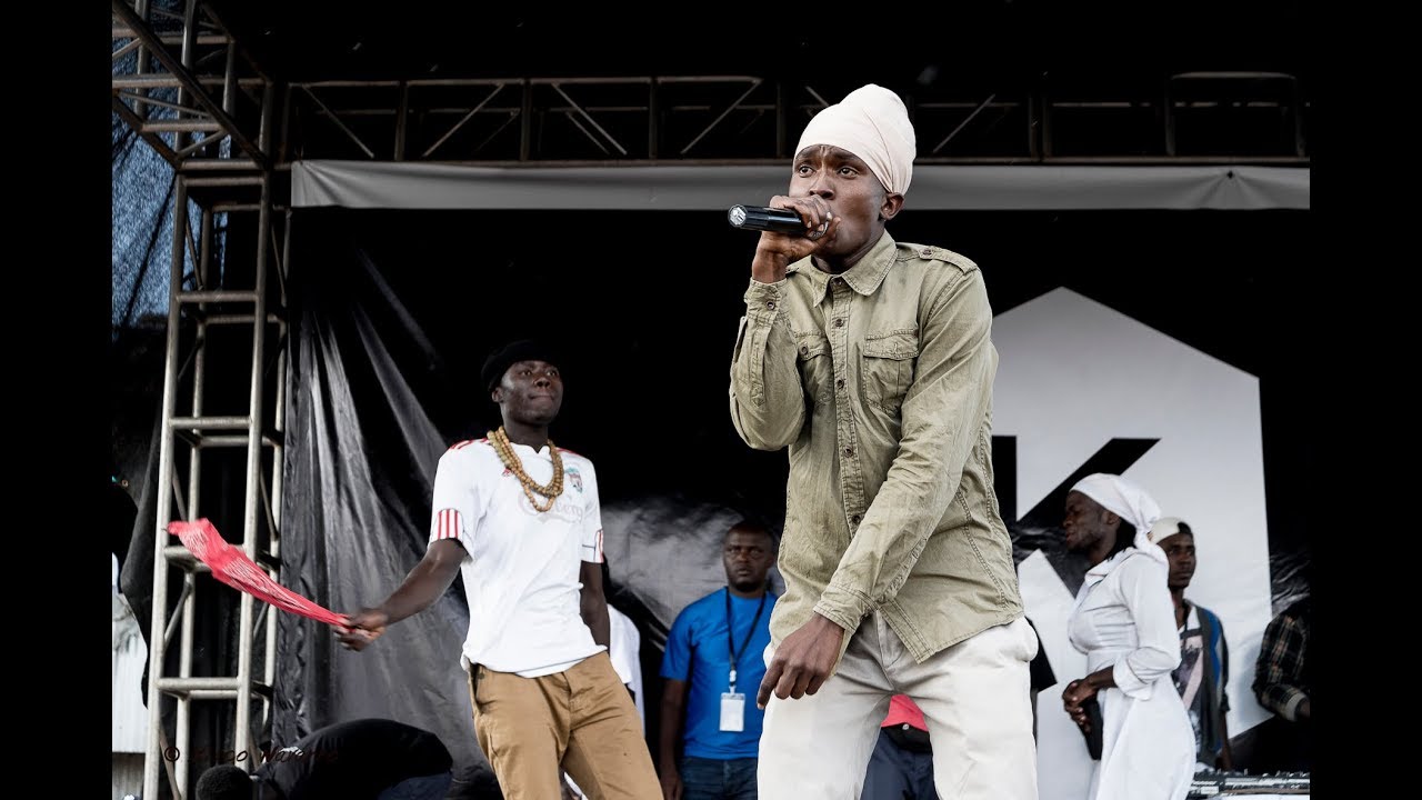 Natty Ngwai Koshenz at #MadeInKiberaLiveConcert - April 2017 Laini Saba Kibera