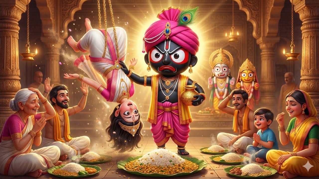 जगन्नाथ जी ने देवी को उल्टा क्यों लटका दिया? | Ekadashi Mata vs Jagannath Ji | Hindi Animated Story