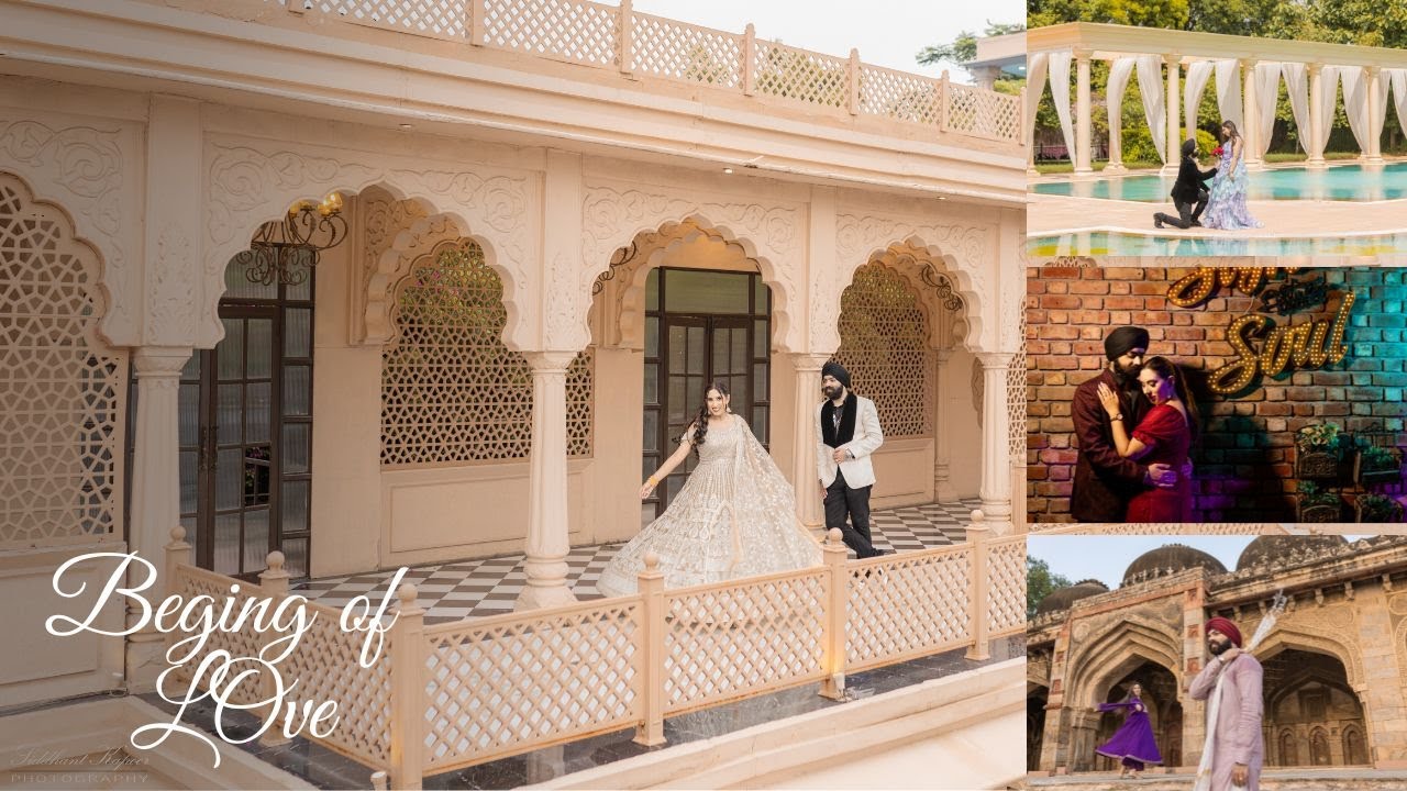 4k Pre Wedding Delhi | Inder & Manmeet | 2024| Weddings By Siddhant Kapoor| Sikh Pre Wedding