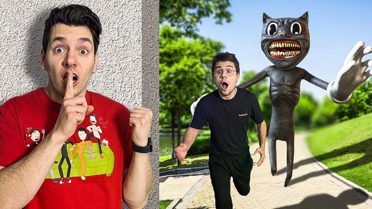 UCIEKAMY PRZED CARTOON CAT W PRAWDZIWYM ŻYCIU!