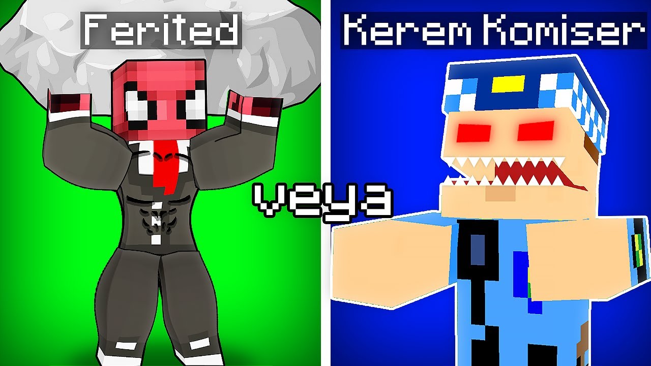 FERİTED VS KEREM KOMİSER - Minecraft