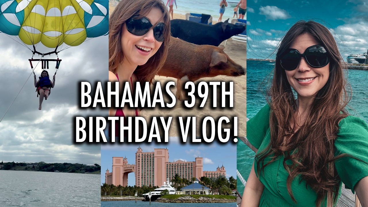 Bahamas & Atlantis Hotel 39th Birthday Vlog! #Travel #Bahamas #femalesolotraveler