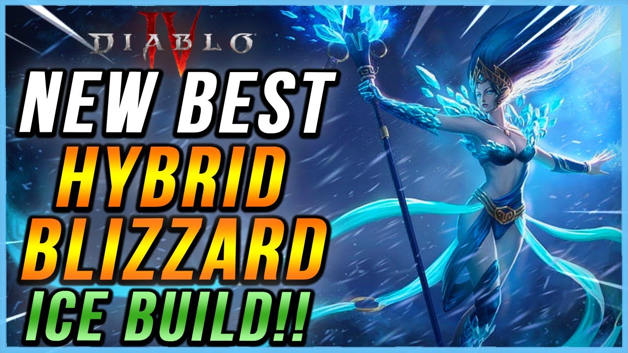 Diablo 4 BLIZZARD HYBRID ICE SHARDS SORCERESS ENDGAME BUILD GUIDE!