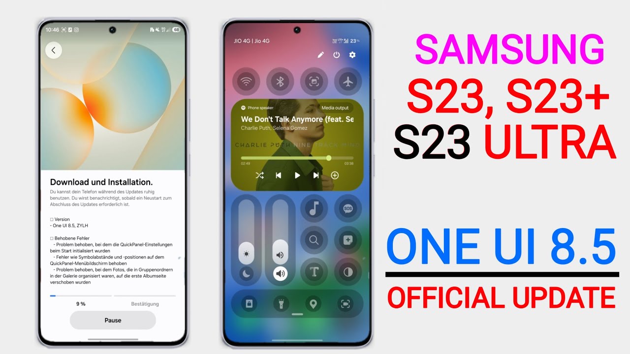 Samsung S23,S23+/S23 Ultra One Ui 8.5 Update Schedule🔥 S23 Ultra New Update 