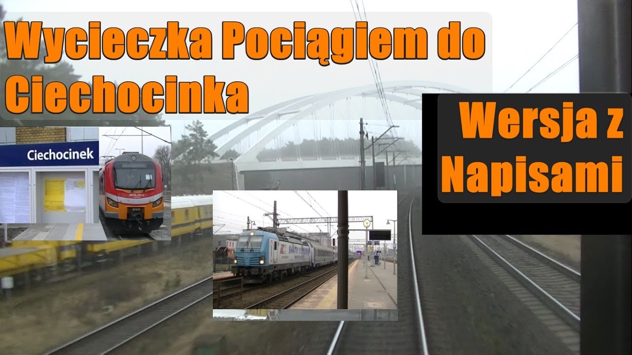 Wycieczka kolejowa do Ciechocinka - wersja z napisami -  grudzień 2025 polish train travel adveture