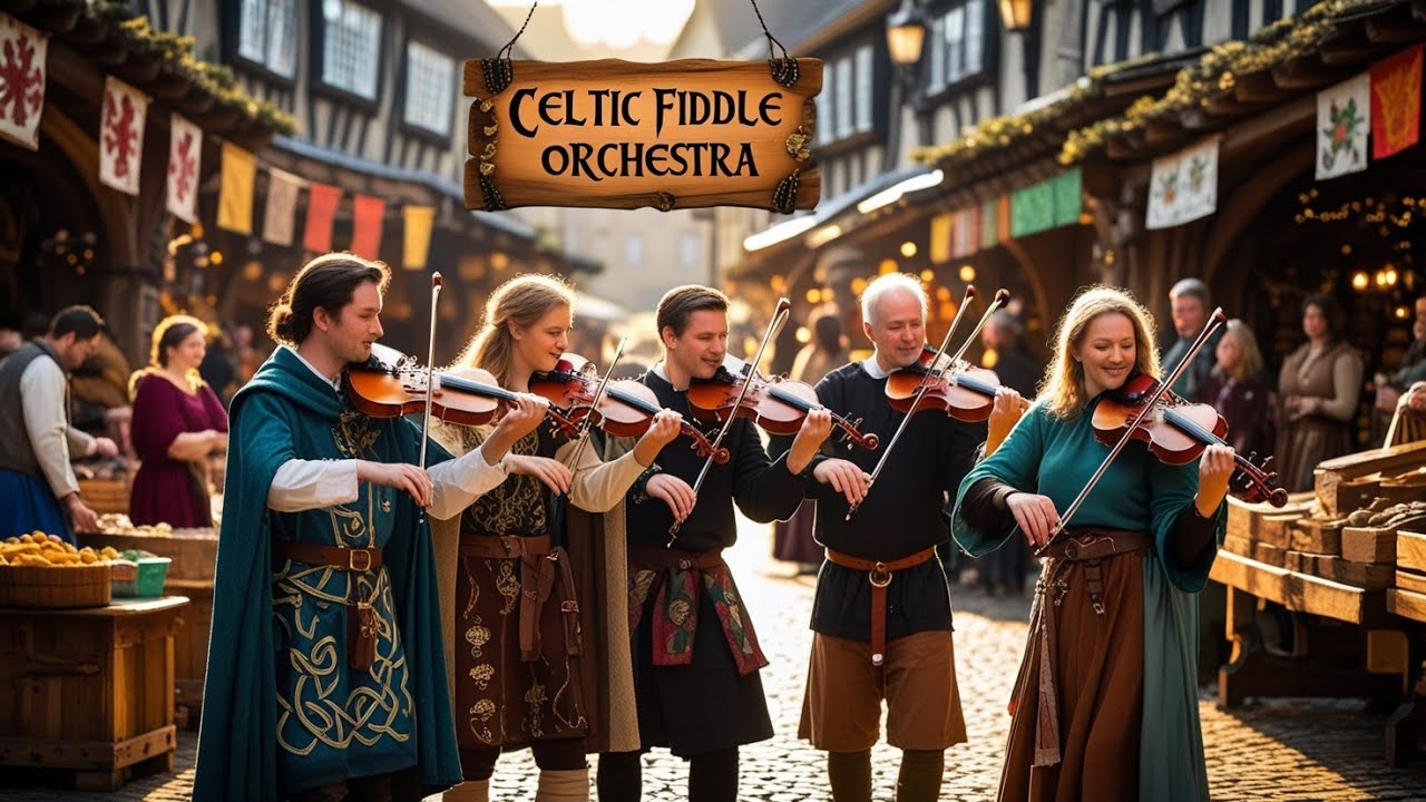 The Vibrant Celtic Fiddle Orchestra Music | Music to Boost Mood, Banish Sadness, and Bring Blessings