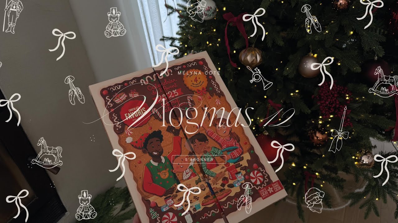 VLOGMAS 12 | Calendrier de l’Avent, trouvailles Canadian Tire & soirée chocolat chaud 🎄☕️✨