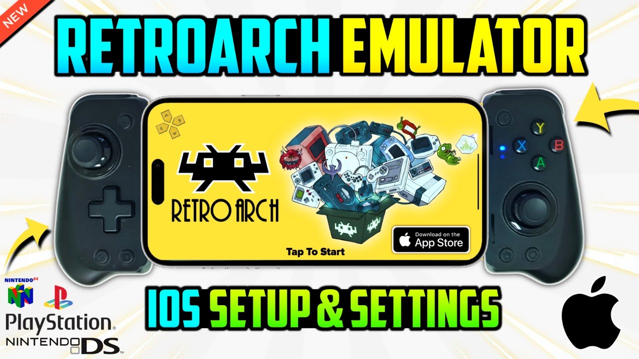 [NEW] Retroarch Emulator iOS - Full Setup/Best Settings! All In 1 Console Emulator For iPhone