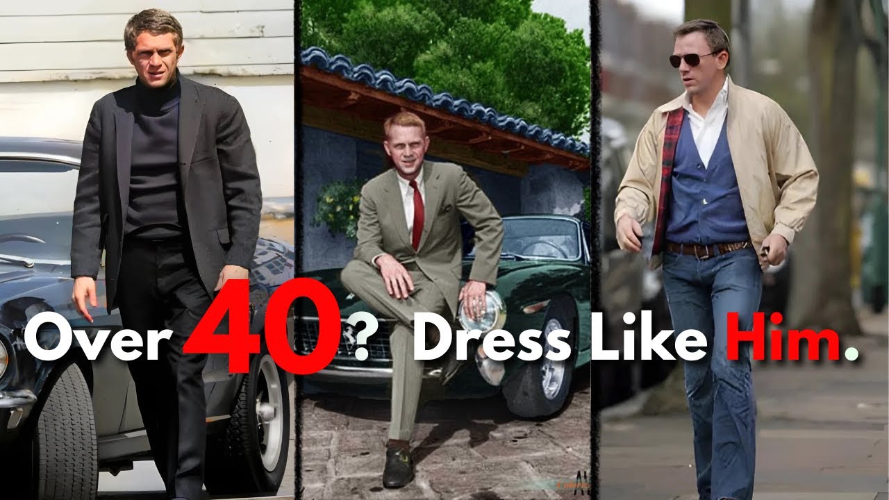 За 40? Как одеваться как Стив Маккуин — без лишних усилий и стильно
