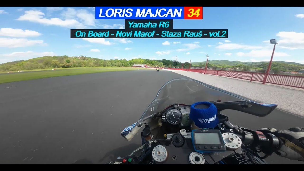 Loris Majcan Yamaha R6 On Board - Novi Marof staza - vol.2