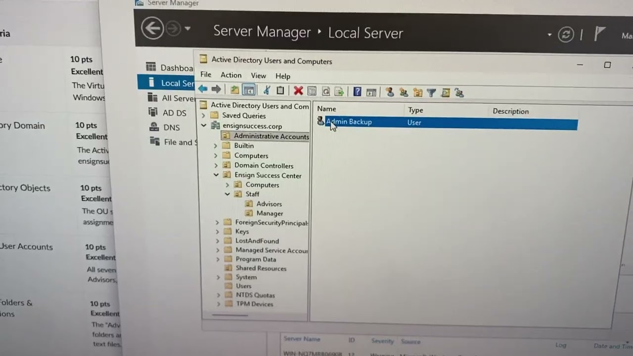 Virtual machine creation- win server 2025