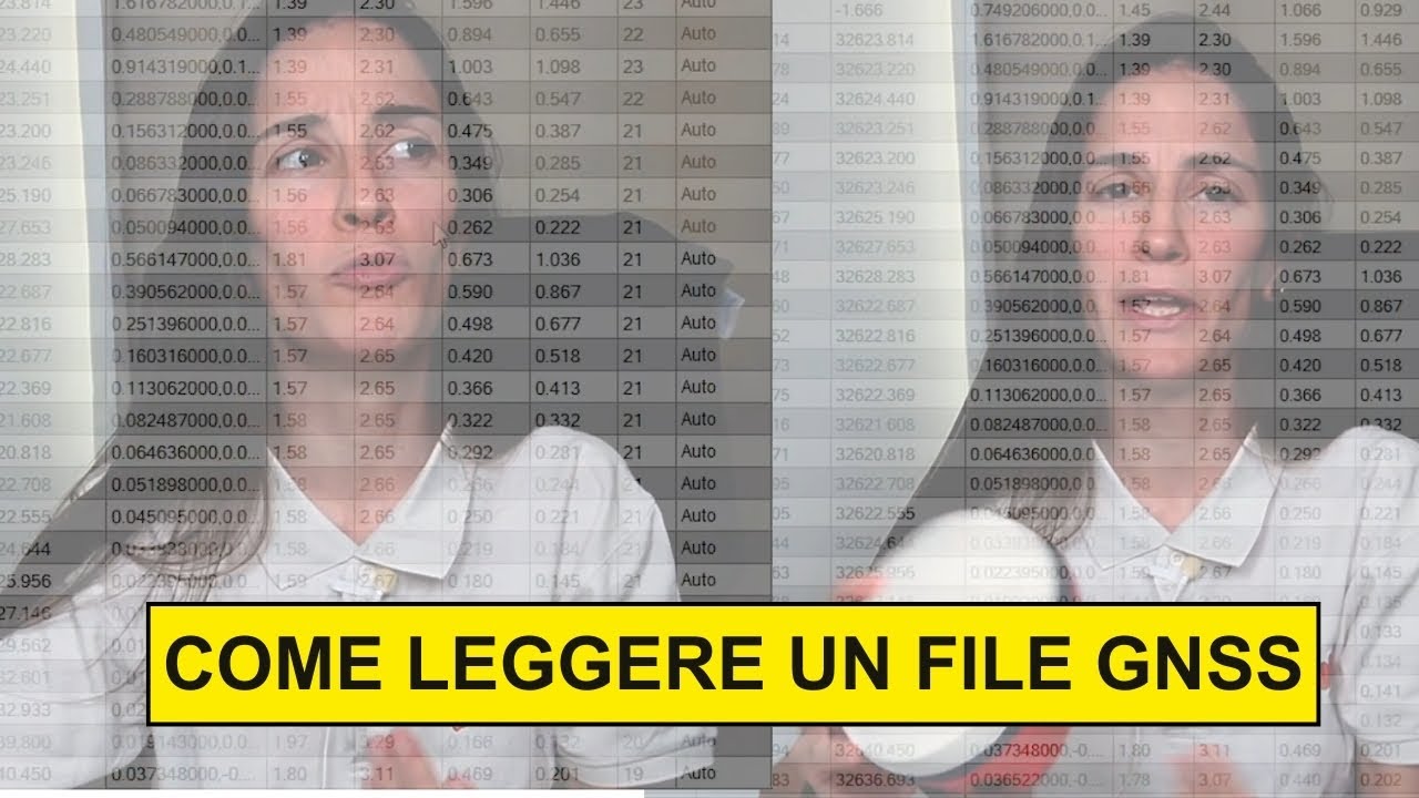Rilievo GNSS: come interpretare i dati del file esportato