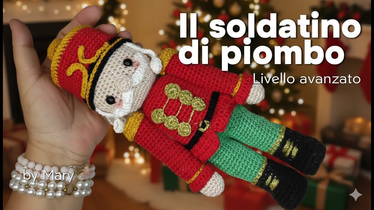 Crea il tuo schiaccianoci amigurumi all’uncinetto – progetto natalizio fai da te