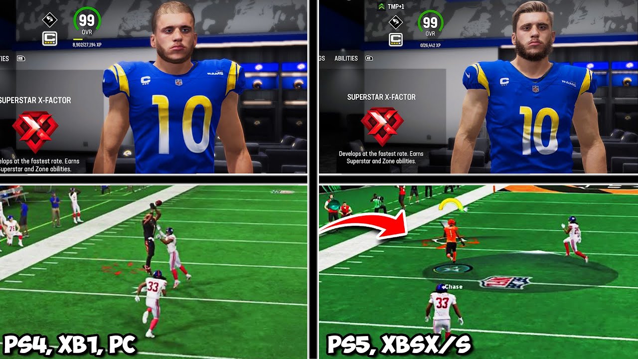 Madden 23: старое поколение против нового — бок о бок! Это совсем не близко!