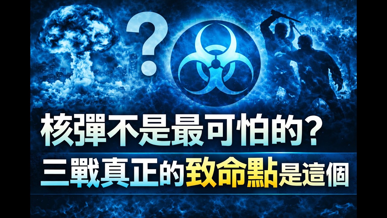 核彈不是最可怕的？三戰真正的致命點是這個 #核彈 #戰爭