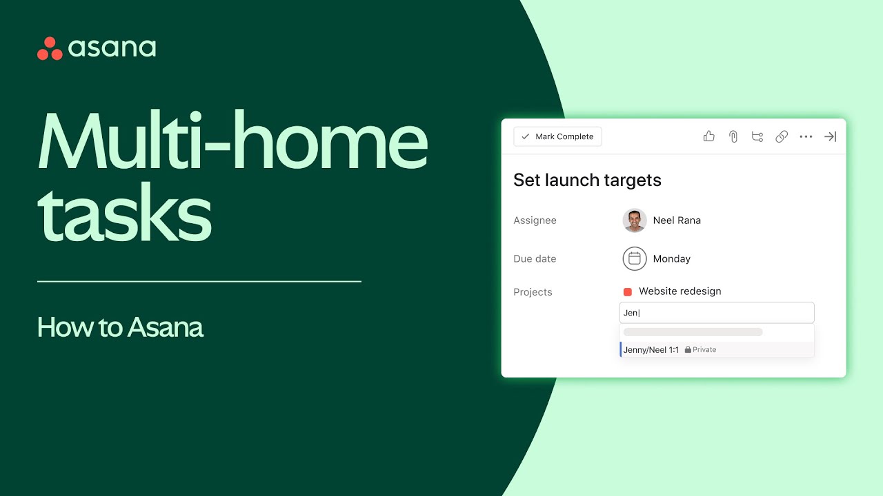 Asana Tasks: Multi-home tasks for simpler collaboration