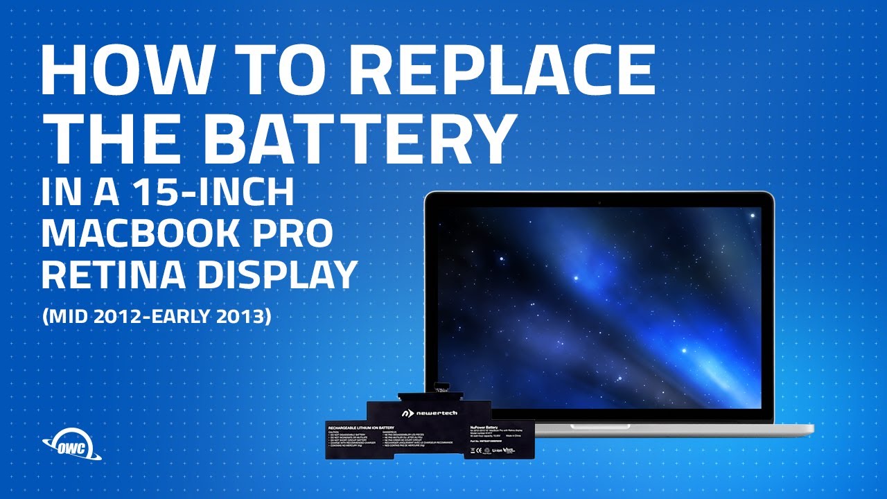 How to Upgrade the Battery in a MacBook Pro Retina 15-inch (mid 2012 - early 2013) MacBookPro10,1