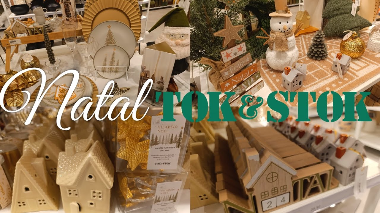 Natal Na Tok&Stok de Santos  muita coisa linda e muitas novidades ! #tokstok #santos #natal2025 