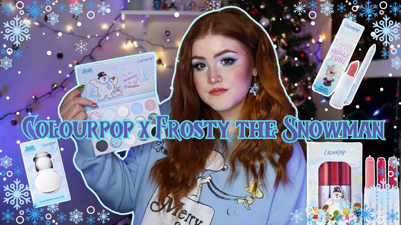 Testing the Colourpop x Frosty the Snowman Collection | 25 Days of Christmas