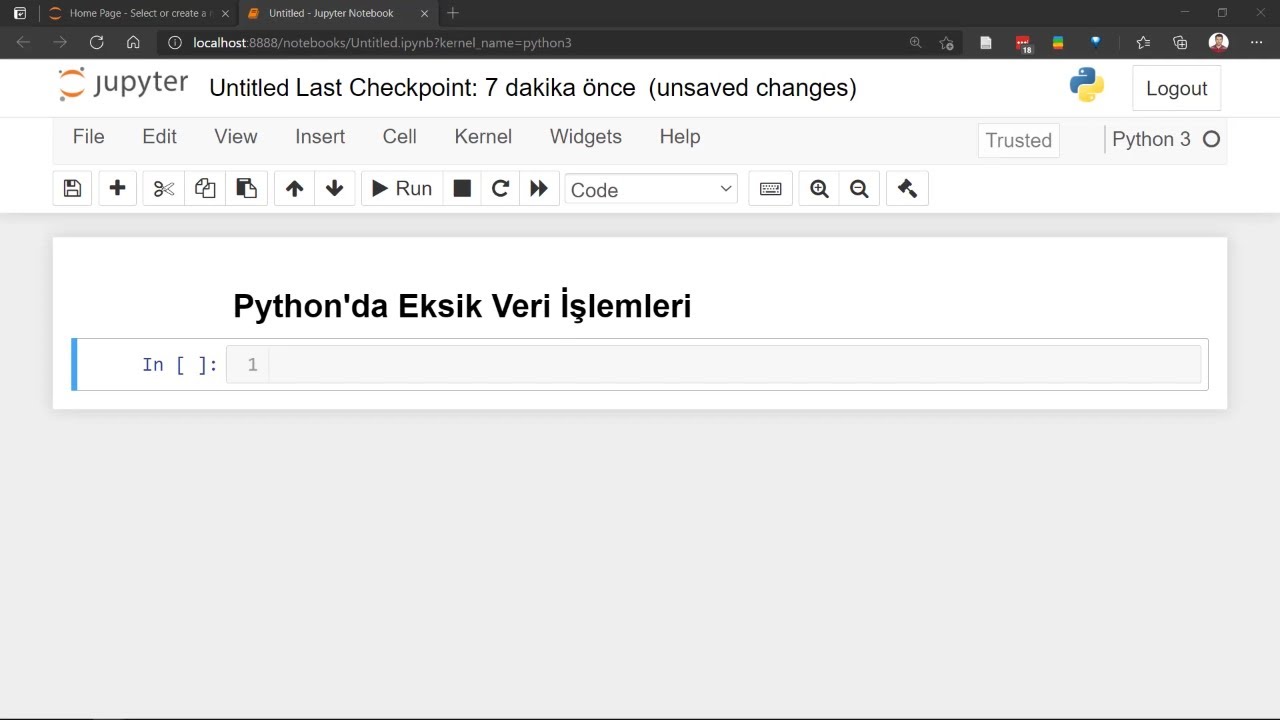 5- Eksik Veri İşlemleri - Veri Önişleme Aşamaları