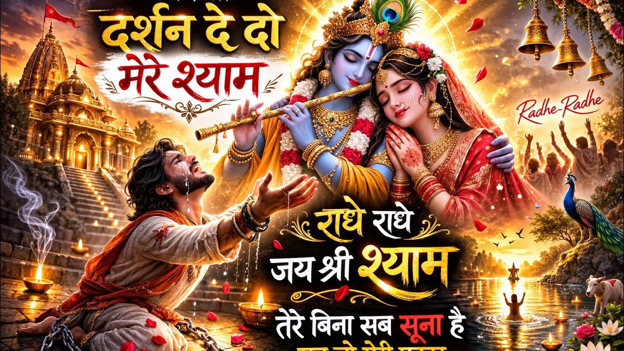 Ab To Darshan De Do Mere Shyam 🙏 | Emotional Radha Krishna Bhajan | Rula Dene Wali Bhakti