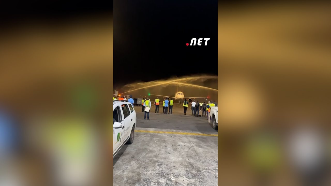 L’arrivée du 12e avion de la compagnie  Air Côte d’Ivoire, le 5e AirbusA319