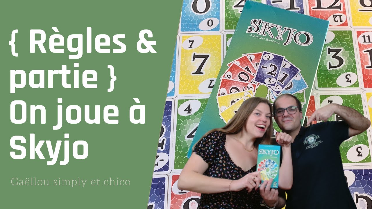 { Règles et partie } ON JOUE A SKYJO | Jeu de société