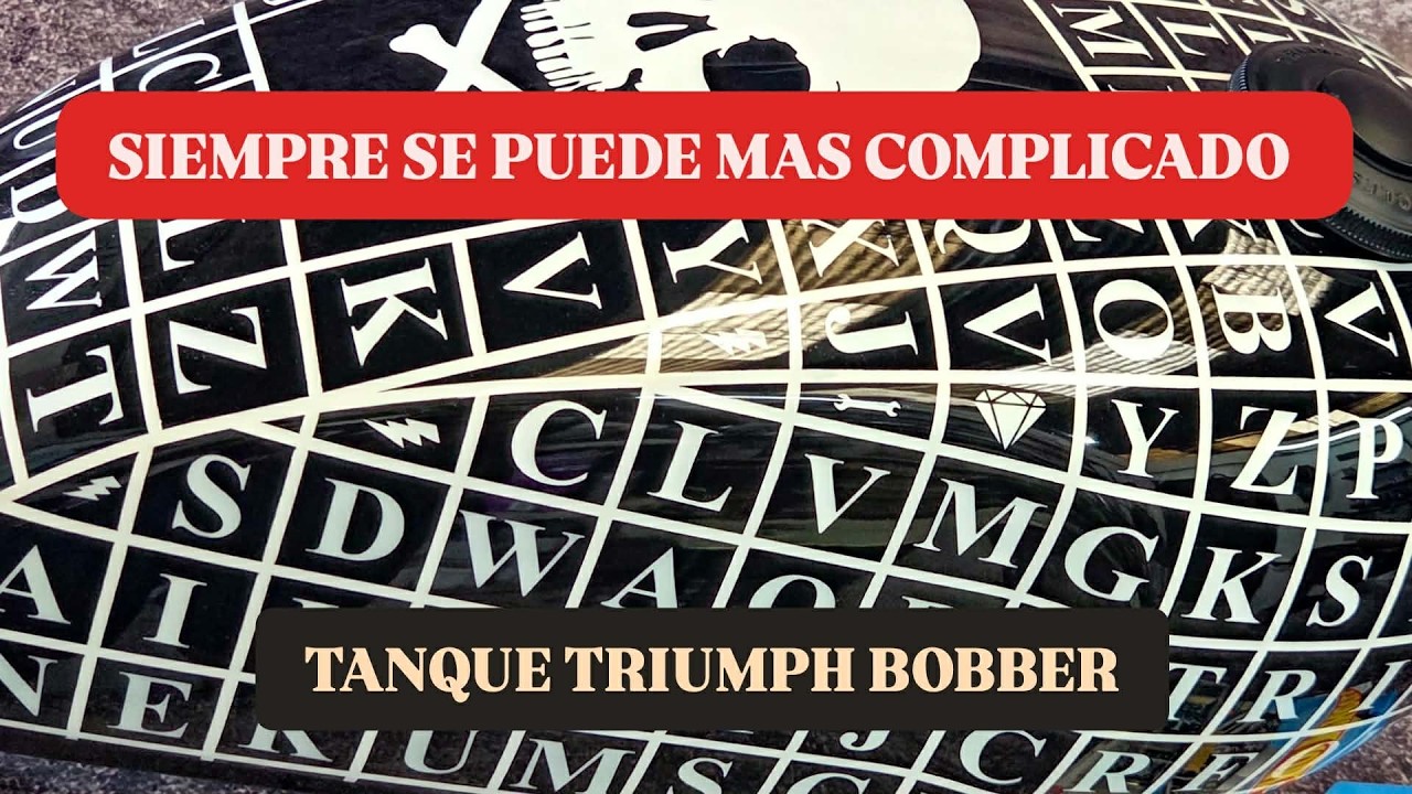 UNA AUTENTICA LOCURA tanque de Triumph inspirado en un ⚡️HOTWHEELS⚡️