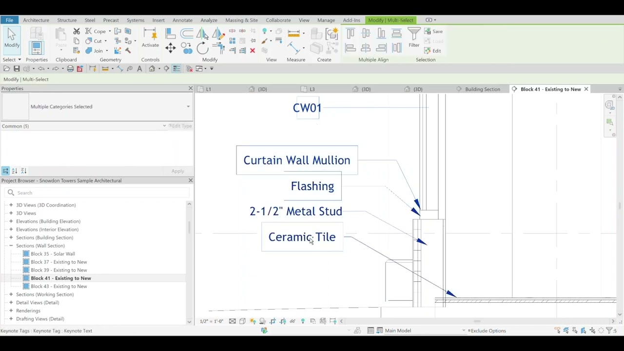 Revit 2025 New Feature – Align Text, Tags and Keynotes – BIMsmith Revit Review