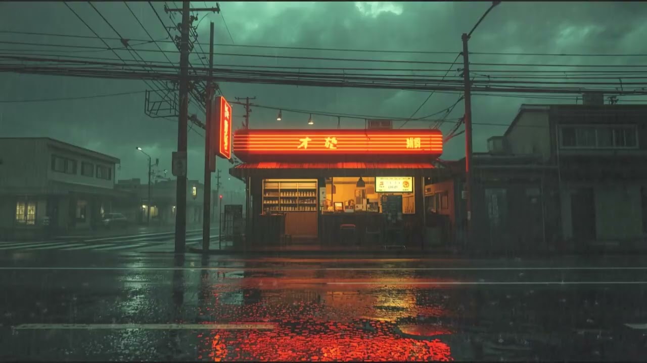 Late Night Rain ☔ Lofi Beats for Insomnia & Sleep