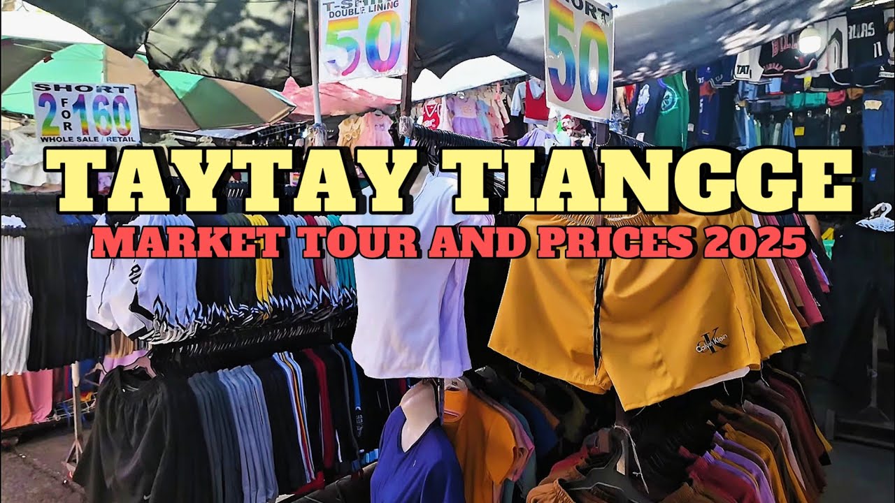 🇵🇭Market Tour 2025 | FULL TOUR and PRICE  DAMI MONG MABILI DITO! Taytay Rizal Tiangge Philippines