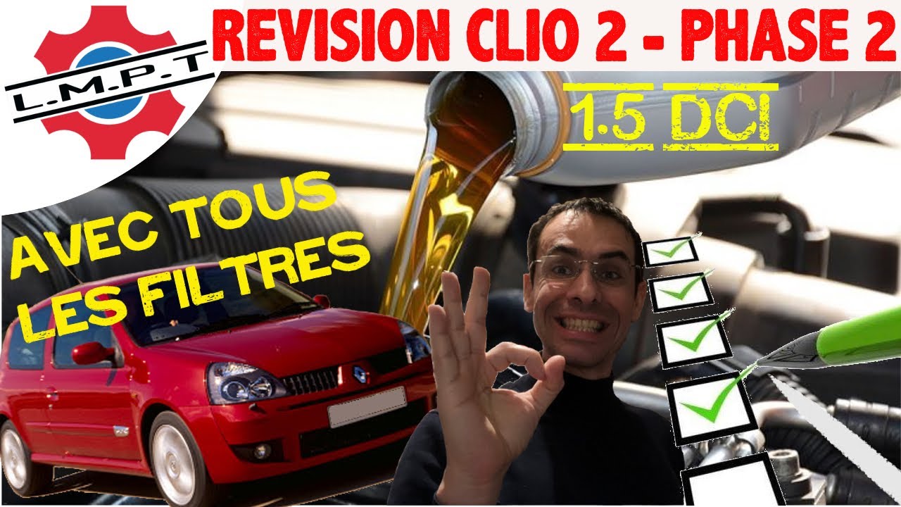 Revision clio 2 phase 2 - 1.5 Dci