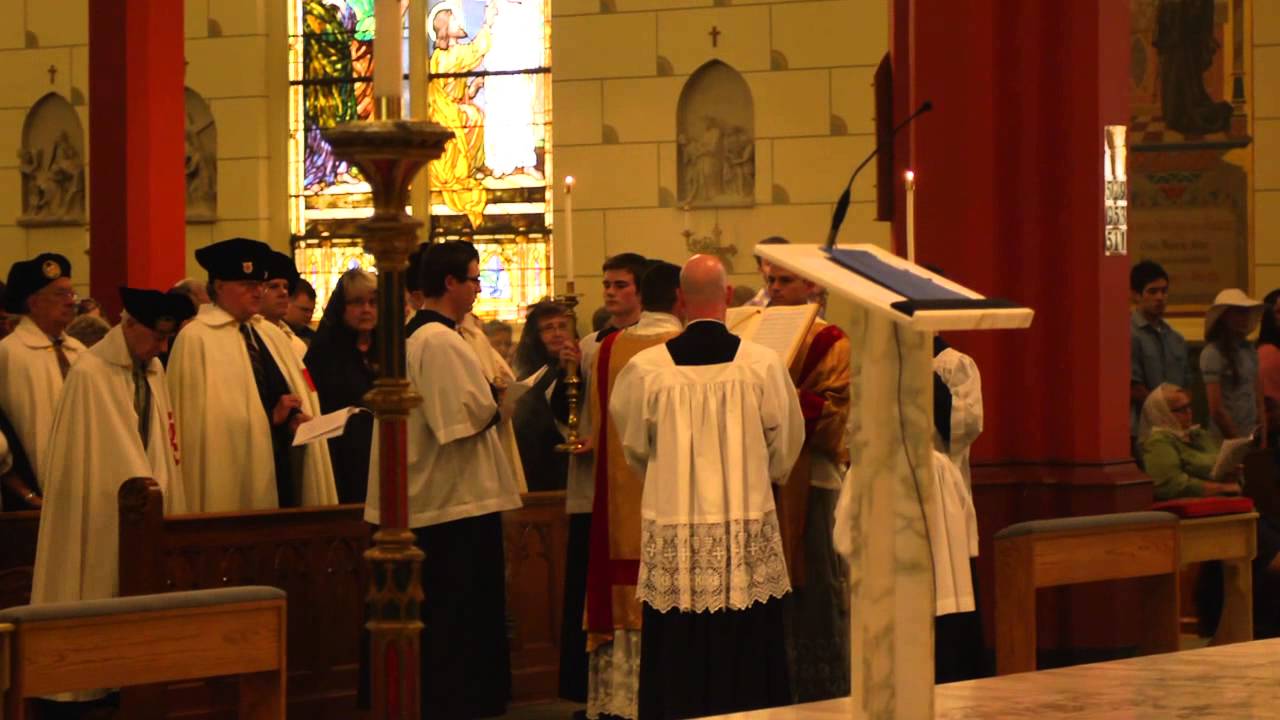 Solemn Pontifical Mass at Holy Family Cathedral in Tulsa, OK - October 13, 2013
