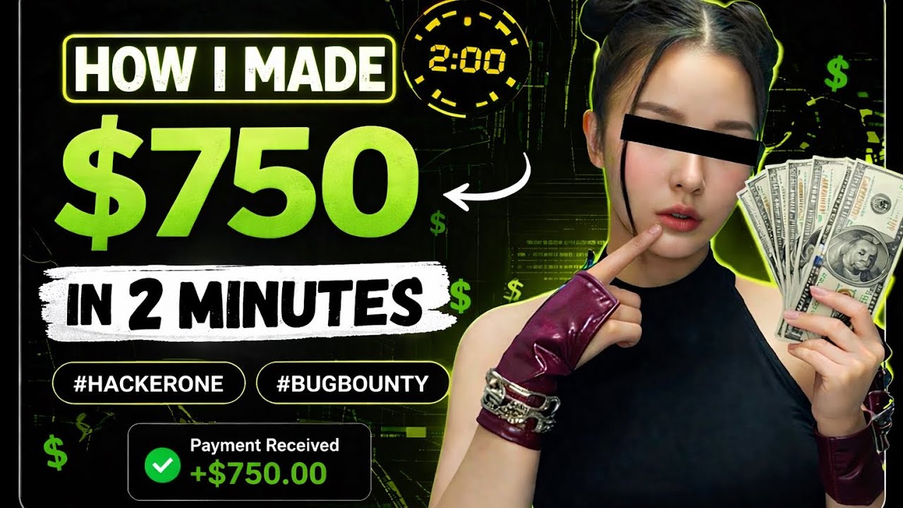 $750 in 2 Minutes?! My Fastest Bug Bounty Ever || bug bounty poc #bugbounty #bugbountypoc 