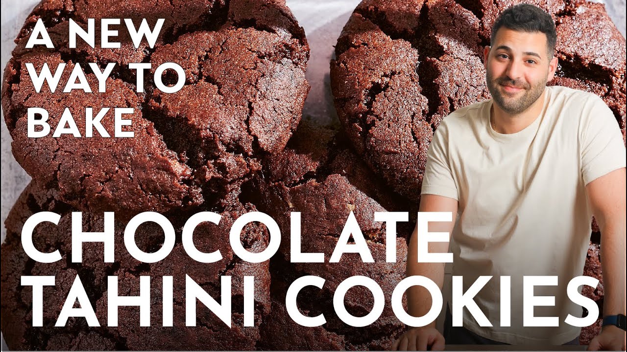 How to make a 100% naturally plant-based Chocolate Tahini Cookie