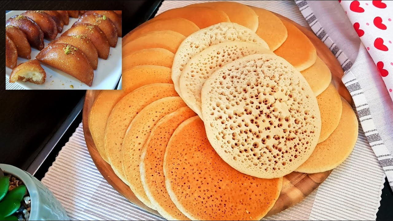 أنجح عجينة للقطايف ممكن تعملوها برمضان قطايف بالقشطه مقليه