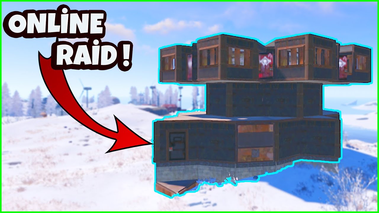 FULL HQ BASEYE ÇILDIRTAN RAİD ! (5x) - RUST TÜRKÇE