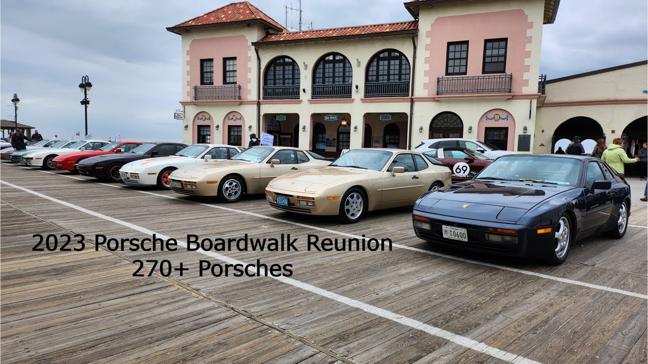 270+ Porsches on the Ocean City Boardwalk: 2023 Boardwalk Reunion!