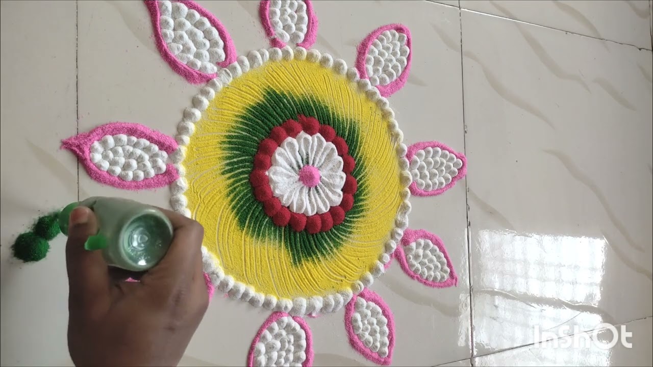 Special rangoli#rangoli 