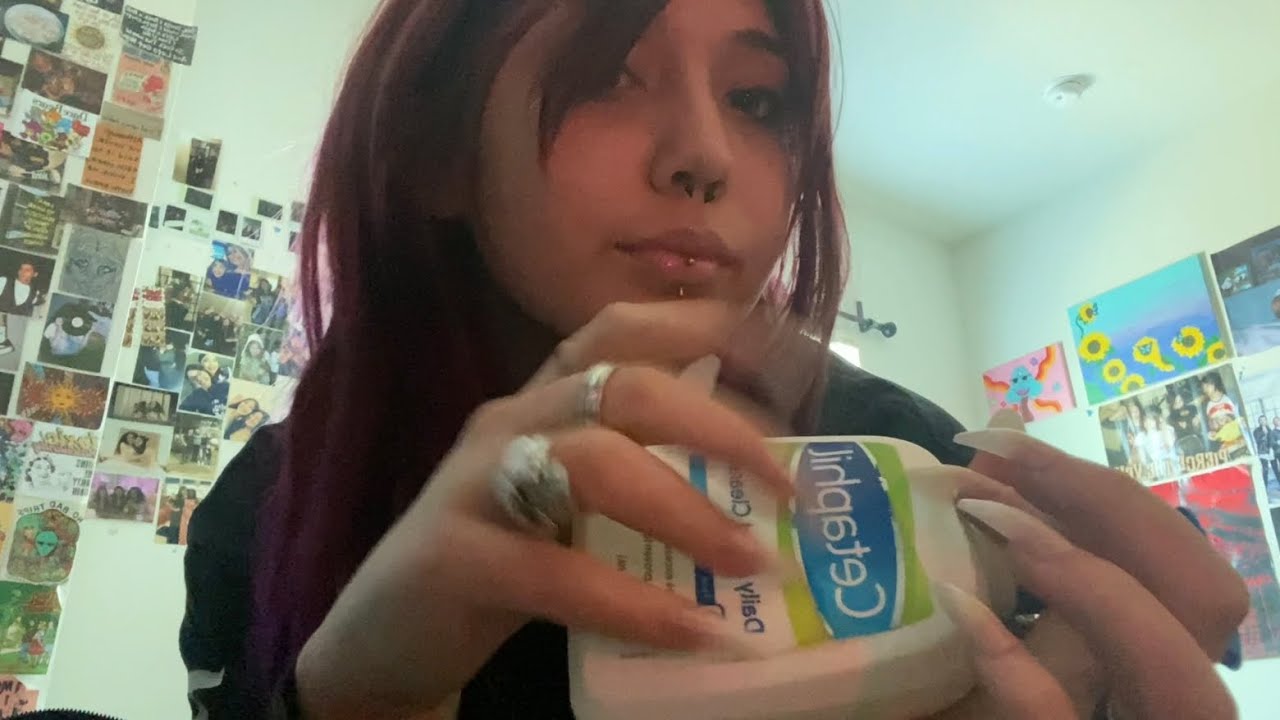 asmr- doing ur skincare (kinda rude)