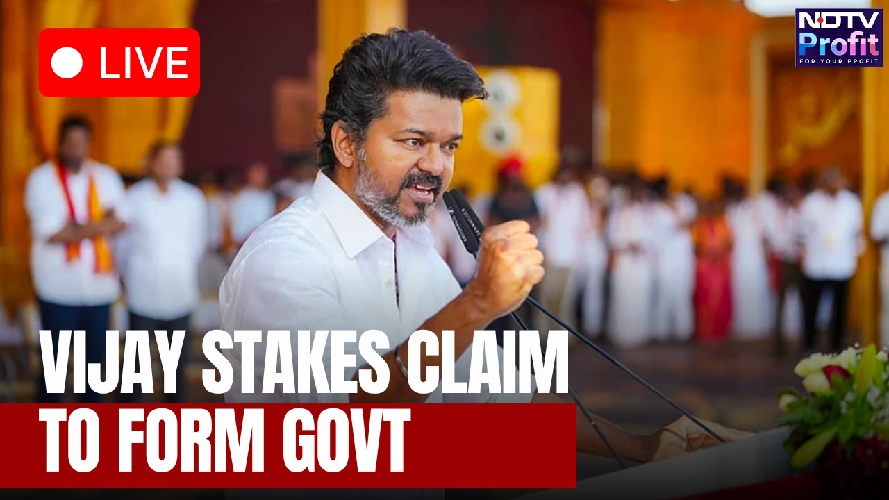 LIVE: TVK&rsquo;s Vijay Stakes Claim To Form Government | CM Swearing-In Soon | Tamil Nadu Politics