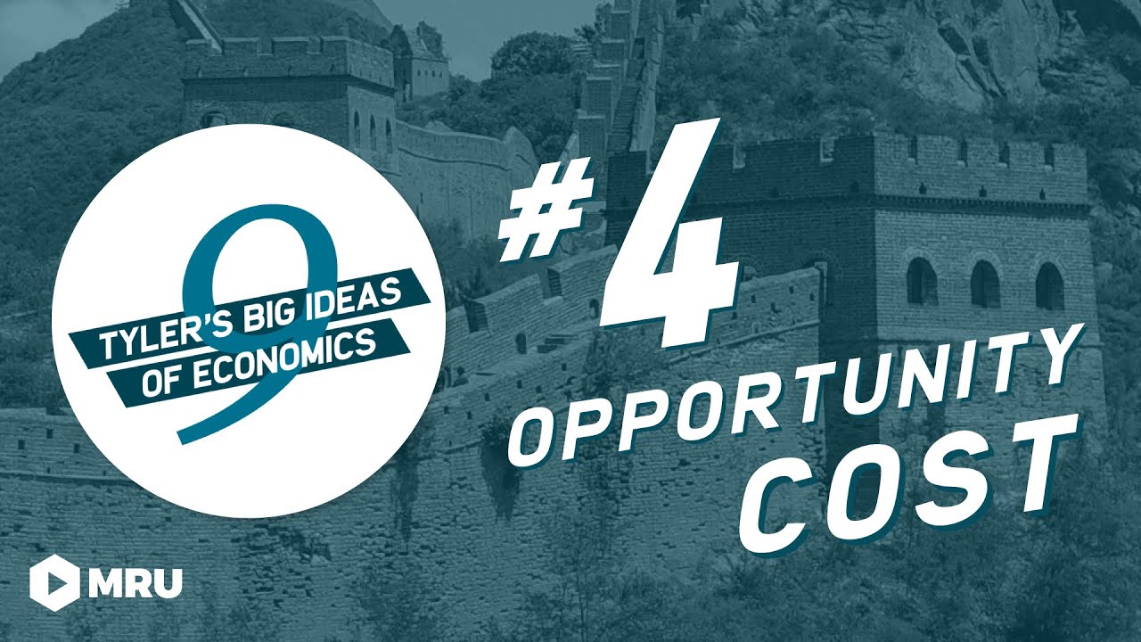 Tyler Cowen's Idea #4: Opportunity Cost