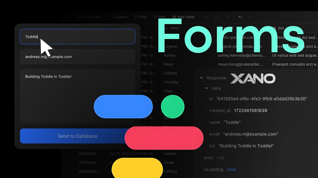 Form Submissions in Nordcraft [Toddle] to any Database / API - 100% NoCode