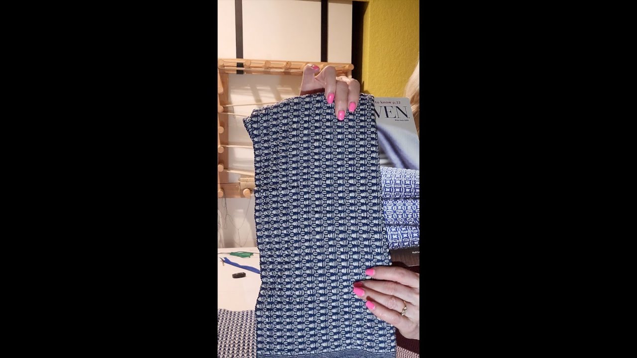 Huck Lace Napkins Part 4 - Sewing with your Handwoven Cloth