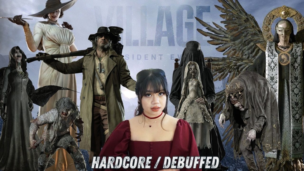 ALL BOSS KILLS  in Resident Evil 8 Village - HARDCORE/DEBUFF MODE