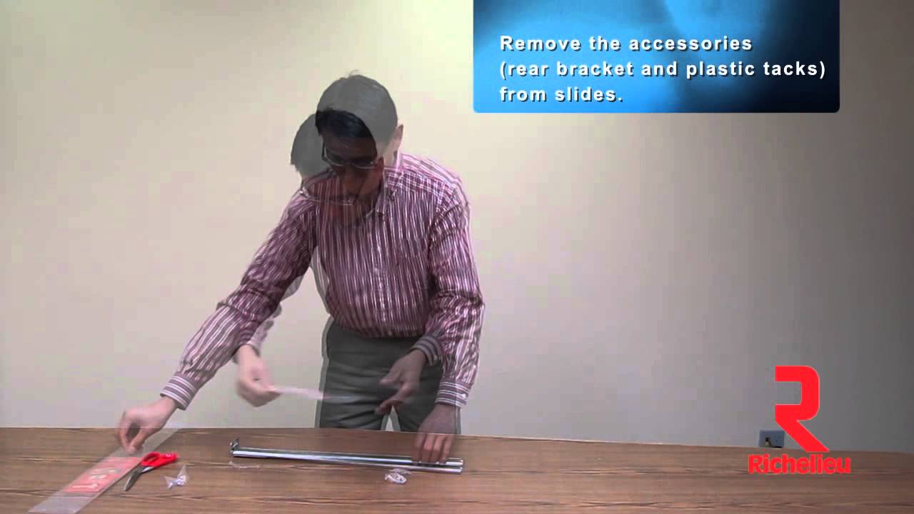 Center Mount Slide: How to separate drawer slide from cabinet slide