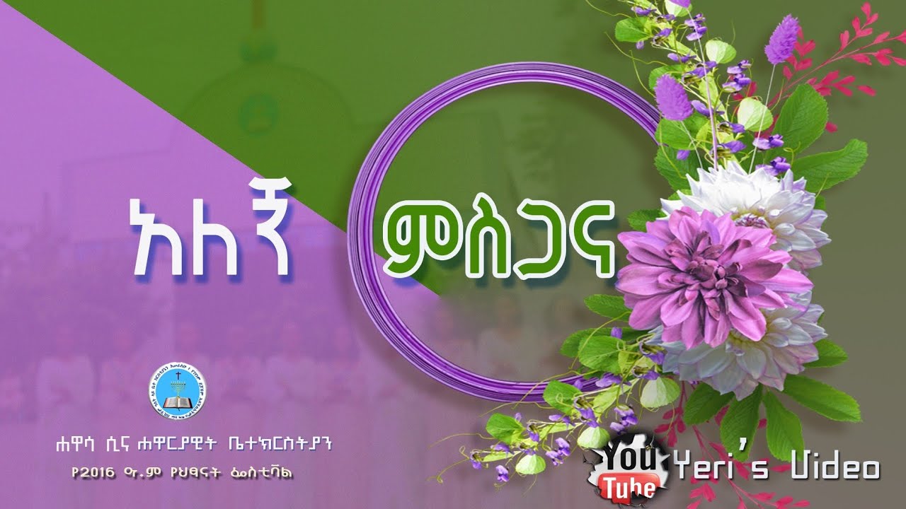 አለኝ ምስጋና   /Alegni misgana Hawassa sina