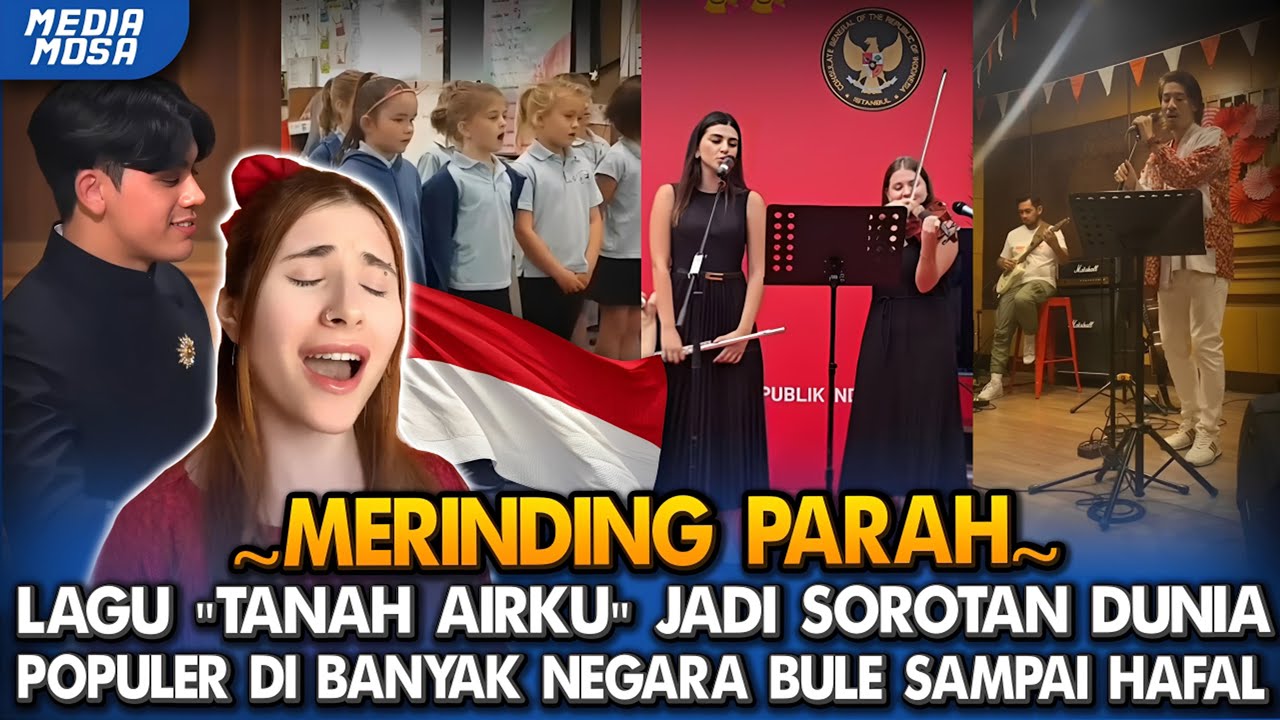 Dunia Ikut Tersentuh! Lagu “Tanah Airku” Viral dan Dinyanyikan di Berbagai Negara, Bikin Merinding!